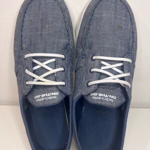 Skechers Women’s Denim Blue Boat Shoes